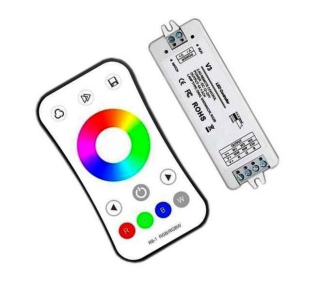 OVLÁDAČ S PŘIJÍMAČEM RGB LED mini; bílý