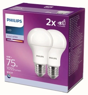 LED žárovka A60 DUO E27 11W teplá bílá WW; 230V; klasická; CorePro